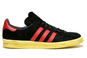 「MITA x ADIDAS」 CP 80's MITA CAMPUS Q63525 BLACK/UNIVERSITY RED/CHALKアディダス オリジナルス ミタスニーカーズ キャンパス 80s ブラック レッド コラボ メンズ スニーカー
