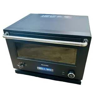 ■BALMUDA K09A-BK オーブンレンジ ブラック 2025年製 動作確認済 トレー汚れあり2482415