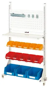 ●u.ヤマキン/山金工業【NK-0713-PTY】ワークテーブル マルチシステム 単体 H1300mm 組立式