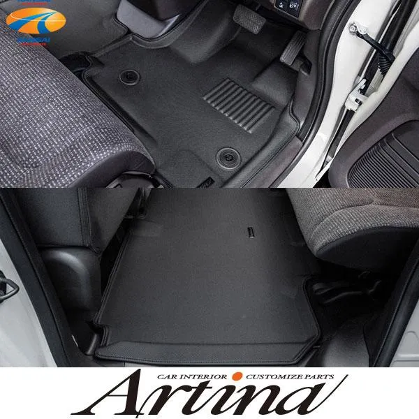 JF3/4 N-BOX 3Dフロアマット フロント セカンド セット Artina アルティナ 企業、西濃営業所止め宛