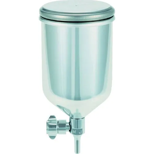 アネスト岩田 PC-400AB-2LF スプレーガン用塗料カップ(重力式用) アルミ製脚付重力式カップ 400ml ANEST IWATA