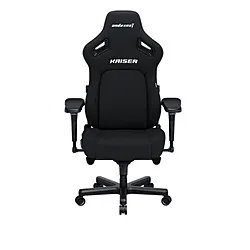 ANDASEAT GC-Kaiser4/CABK ゲーミングチェア [シート W490ｘD470ｘH1280～1340mm] Kaiser4(リネンファブリック) カーボンブラック
