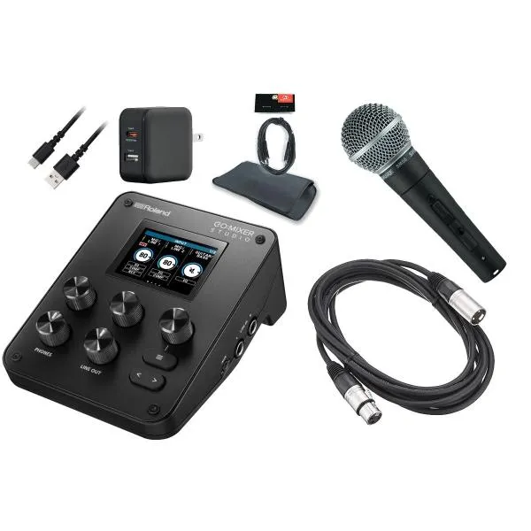 Roland ローランド / GO:MIXER STUDIO (SM58SE ＆ マイクケーブルセット！) オーディオインターフェース
