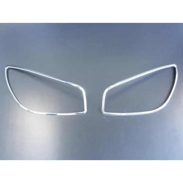 ベンツ メッキ ヘッドライト リング ヘッドランプリム SLクラスR231SL350SL550SL63SL65 AMG ブラバスロリンザーカールソン