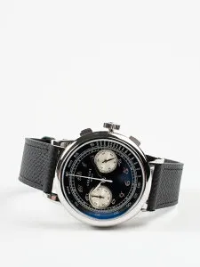 日本正規取扱い店舗【CORNICHE】コーニッシュ 300本限定モデルHeritage Chronograph Limited Edition Noir Blanc Chronograph 時計メンズ 北欧ブランド腕時計 ヘリテージクロノグラフ コーニッシュウォッチ 20代3