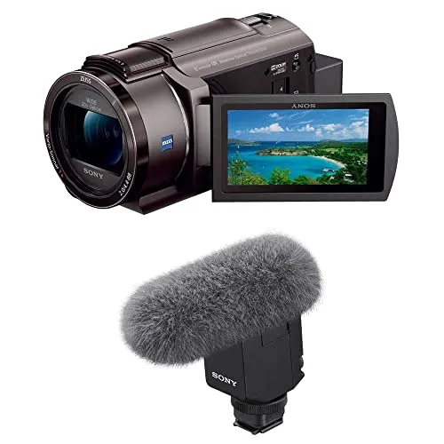 【AX45A と マイク セット】 どんなシーンも で収録したい方に。FDR-AX45A ブロンズブラウン + ECM-B10