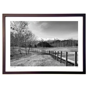 版画 静寂 2019.12 (関戸章人)インテリア 壁掛け 額入り 風景画 ポスター アート リビング 玄関に飾る 風水 プレゼント モダン アートフレーム