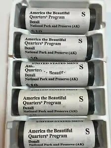 2012 S デナリ ATB クォーターズ アラスカ NP、40 コイン ロール 5 個