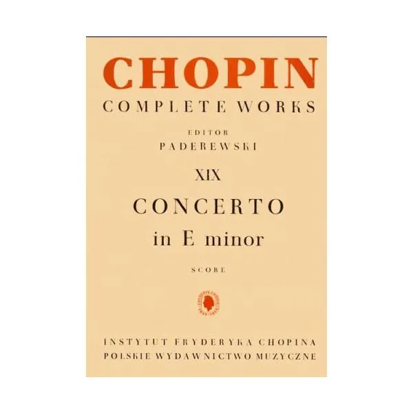 楽譜 ショパン/ピアノ協奏曲 第1番 ホ短調 Op.11(GYA00016095/3822/(ピアノとオーケストラ・スコア)ピアノ協奏曲/輸入楽譜(Y))