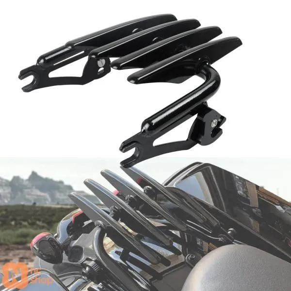 【並行輸入品】並行品 バイク 二輪 ブラック スティール ラゲッジラック ハレー ELECTRA STREET GLIDE ROAD KING FLHX FLHT ULTRA LIMITED 2009-2024 2023