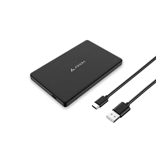 Axiom USBC31SSD6E250-AX 250GB USB-C 3.1 第2世代 外付けソリッドステートドライブ