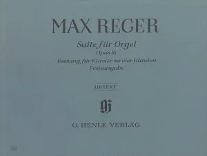 ピアノ 楽譜 レーガー | オルガンのための組曲 作品16 (作曲者自身による1台4手編曲)(初版) | Suite e-moll fur Orgel Op.16 Fassung fur Klavier zu vier Handen (Erstausgabe)(1P4H)