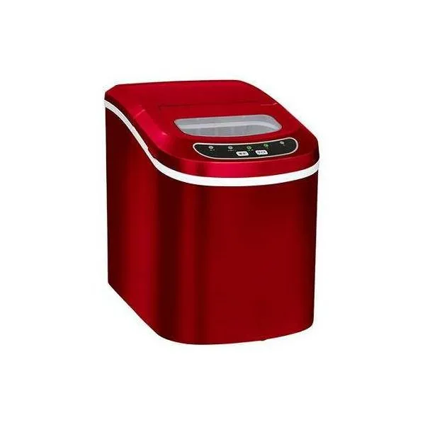 ベルソス 高速製氷機 水を入れてボタンを押すだけ 約6~13分で高速製氷 2種類の氷サイズ レッド VS-ICE02-RD