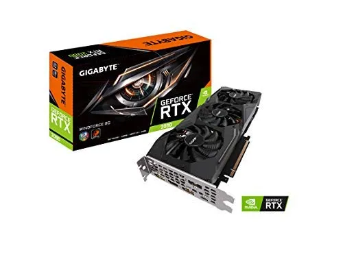 Gigabyte GeForce RTX 2080 Windforce 8G Graphics Card, 3X Windforce Fans, 8GB 256-Bit GDDR6, GV-N2080WF3-8GC Video Card [並行輸入品]