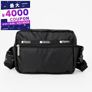 レスポートサック LeSportsac ショルダーバッグ レディース 2way ボディバッグ 無地 ブラック 1299 C509 | コンビニ受取 ブランド【最大4000円クーポン 4/27 9:59迄】