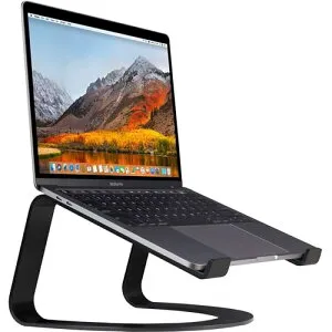 Twelve South Curve for MacBooks and Laptops | 人間工学にもとづくデザイン。冷却台として放熱性に優れ