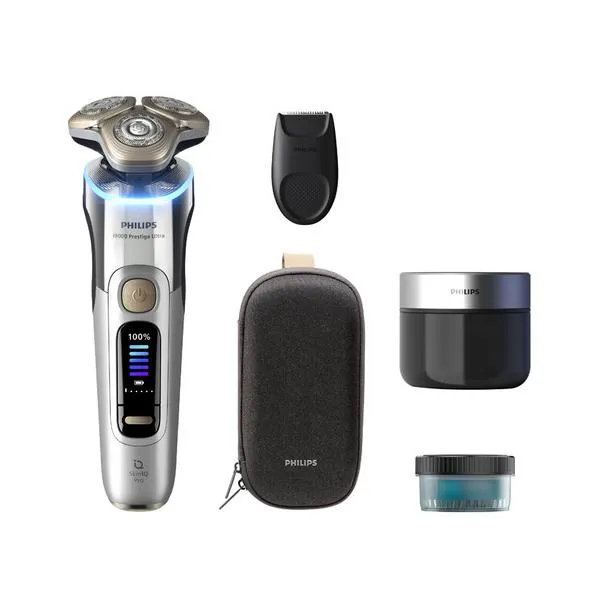 PHILIPS XP9404／21 シェーバー i9000プレステージ ウルトラ 回転刃 自動洗浄器付 クローム