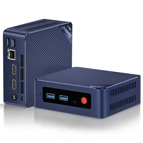 Beelink Mini S13 Mini PC、Intel Twin Lake N150 (4C/4T、最大3.6GHz)、12GB LPDDR5 RAM 512GB SSD、ミニコンピューター対応 4K@60Hzデュアルスクリーンディスプレイ/WiFi