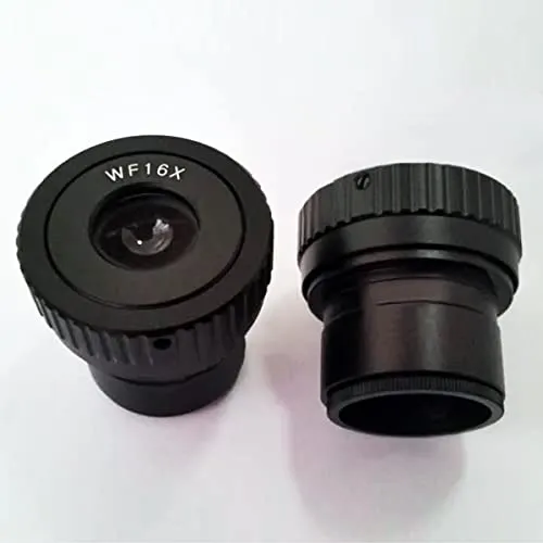 顕微鏡観察 WF16X 15mm 調整可能な広角 PH100?? XT-II 生物実体顕微鏡接眼レンズ 取り付けサイズ 30mm(2pcs)