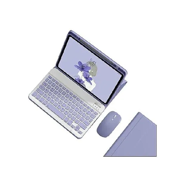 KMXDD Keyboard Case Mouse Compatible with iPad mini 7 A17 Pro 2024, iPad mini 6th Generation Case with Keyboard Mouse Support Pencil Charging_並行輸入