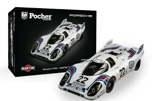 ポケール 1/8 ポルシェ 917K マルティーニ レーシング #22 優勝 ル・マン24時間 1971 キットPocher 1:8 Porsche 917 K Martini Racing N22 Winner 24h LeMans 1971 Kit