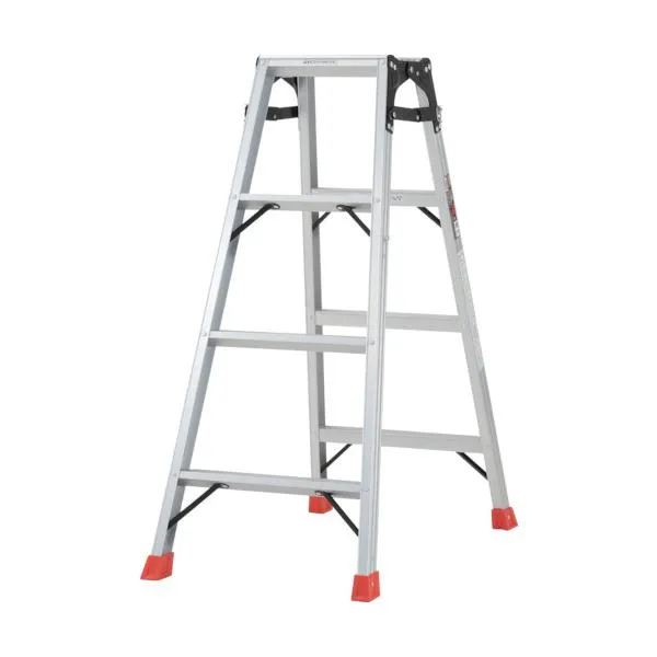 TRUSCO(トラスコ) はしご兼用脚立 アルミ合金製・脚カバー付 高さ１．１１ｍ THK-120≪L≫