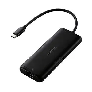 エレコム ドッキングステーション7in1 DST-070BPBK PC パソコン スマホ タブレット | 関連単語 フラッシュ LAN 無線 有線 ケーブル メディア プレーヤー sd カード クーラー cpu ハブ キーボード テン