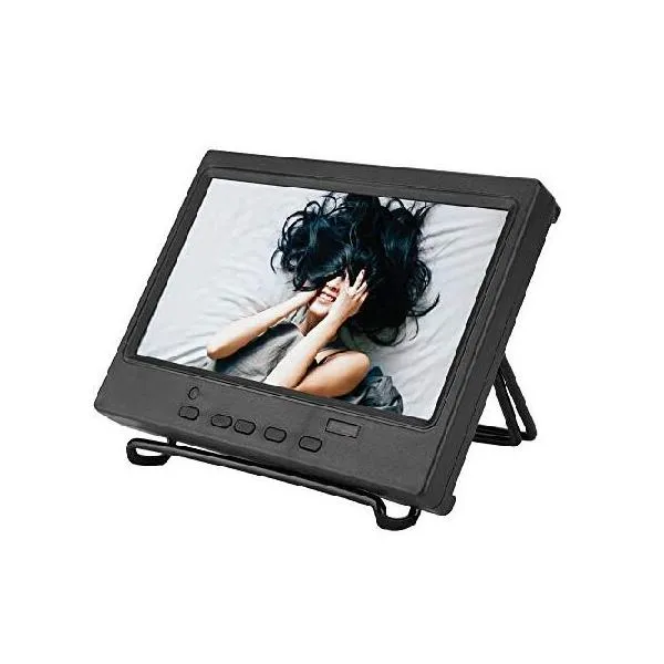 Lazmin112 7 Inch Portable Monitor, 1024x600 Multi-Function Display Support /VGA/AV Input, Suitable for , car Display, CCTV, etc.(US)_並行輸入