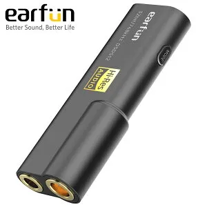 【VGP 2024金賞】EarFun UA100 HiFi USB DAC ヘッドホンアンプ 32bit/768kHz DSD 512ハイレゾ対応/3.5mm 4.4mm ケーブル着脱式/Hi-Res認証/Type-C 対応/アルミニウム合金材質/スマートフォン/PC/ノートパソコン/タブ