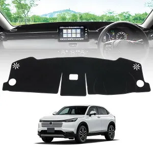 Virauto ホンダ 新型 ヴェゼル RV3~6型 ダッシュボードマット マルチビューの装備車専用 RV3 RV4 RV5 RV6 ダッシュボードカバー 車型専用設計 VEZEL RV系 e:HEV ダッシュマット 2021年4月～現行 日焼け対