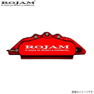 キャリパーカバー ロジャム クラウンスポーツ AZSH36W トヨタ フロント・リアセット ROJAM キャリパー アルマイトレッド ロゴ:ホワイト