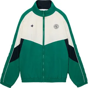 ルコックスポルティフ ナイロンワッシャーフルジップウィンドジャケット （ LT6SWB30L-GR00 ）[ lecoq sportif LWJ レディース ]26SS