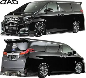 【M's】 30系 アルファード SR SA S 前期 (2015y-2018y) GARSON D.A.D EU-S フルエアロ フルキット 3点 セット FRP 未塗装 ギャルソン DAD エアロ パーツ 部品 カスタム ドレスアップ 改造 外装 スペシャル3点