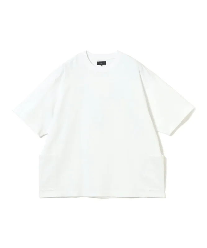 サイドポケット Tシャツ【ワイドフィット】 Tシャツ・カットソー MEN WHITE XL