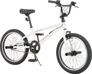 カノーバー(CANOVER) BMX 自転車 シティライドモデル 20インチ ジャイロブレーキ ペグx4 CA-X1 ブラック/ホワイト