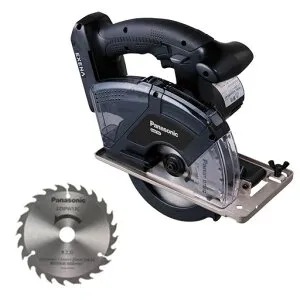 EXENA充電パワーカッター135デュアル14.4V/18V対応(本体のみ/木工刃付)電動工具切断コードレス丸ノコマルノコ防塵耐水IP56タフ深さ調整機能簡単着脱LEDライト付金工切断木工切断建築現場作業場