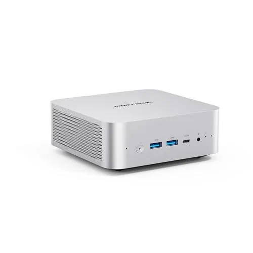 MINISFORUM AI X1 ミニPC|AMD Ryzen AI 9 HX470|32GB SODIMM DDR5、1TB PCIE SSD、Windows11 Pro 小型デスクトップPC OCulinkポート付き Wi-Fi7 Bluetooth5