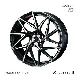 【16インチ 5H114.3 6.5J +40】ホイール1本単品 クラウンマジェスタ 170系/FR LEONIS IT PBMC パールブラックミラーカット 0040579