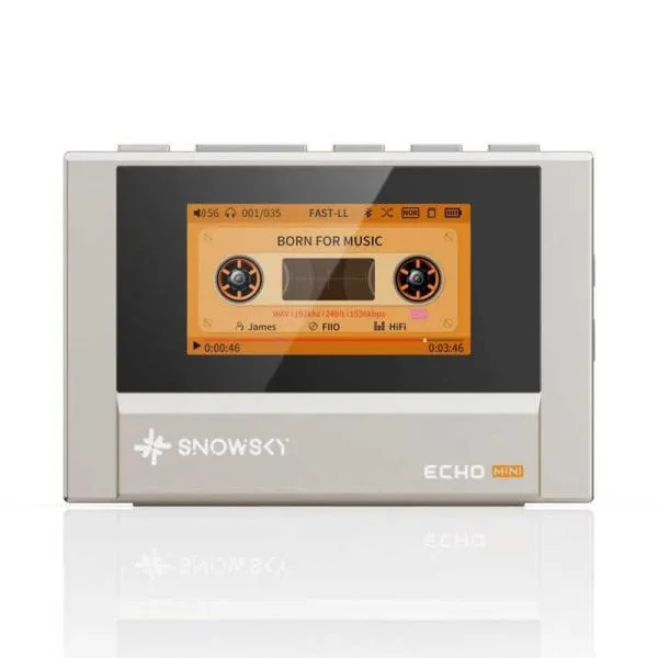 FIIO Snowsky ECHO MINI ［ハイレゾ対応 / 8GB］ Titanium Gold FIO-SSEMINI-G