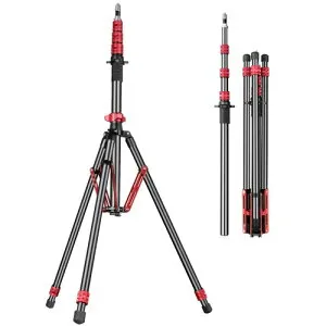 ?FreeSea ライトスタンド 三脚 コンパクト 軽量 アルミニウム合金製 撮影用スタンド 最大260cm 高さ調節可能 三脚スタンド ソフトボックス/Speedliteフラッシュ対応 収納バッグ付き?