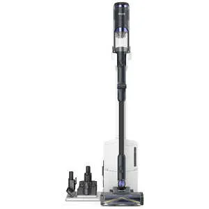 SHARK ダストステーション搭載 スティッククリーナー PowerClean 360 サイクロン式 コードレス ピュアブラック IW4271JBK