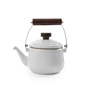 4/25限定★抽選で最大100％Pバック ベアボーンズリビング エナメルティーポット 2023503301 キャンプ クッキング : エッグシェル Barebones Living