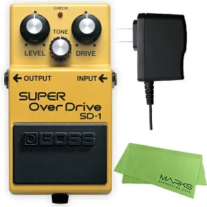 BOSS ボス SUPER OverDrive SD-1 + PSA-100S2 セット［マークス・オリジナルクロス付］ コンパクトエフェクター