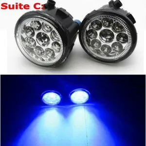 適用: インフィニティ/INFINITI EX35 2008-2012 EX37 13 QX50 2014 2015 9LED フォグライト H11 H8 12V 55W ハロゲン LED フォグ ヘッド ランプ タイプB・タイプC AL-KK-7432 AL Light lamp for car