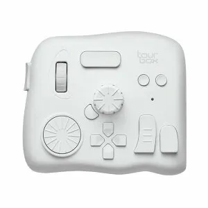 ツアーボックス TourBox Elite Ivory（ツアーボックスエリート）[TBECA-IW] アイボリーホワイト【送料無料※沖縄・離島配送不可】Photoshop Paint Tool SAI クリスタ デジタルイラスト 動画編集 画像編集