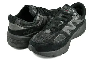 [ ポイント5倍&最大2000円OFFクーポン ] 【ニューバランス 990 V6 ガールズ】NEW BALANCE GC990BB6 TRIPLE BLACK トリプル ブラック スニーカー オールブラック MEDIUM キッズ レディース アジアメイド