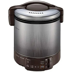 【エントリーで最大全額ポイント還元｜5/6まで】 リンナイ｜Rinnai RR-100VQT-DB_LP ガス炊飯器 ダークブラウン [1升 /プロパンガス][RR100VQTDB]【rb_cooking_cpn】