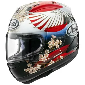 Arai アライ ヘルメット RX-7X TSUBASA フルフェイスヘルメット サイズ XS S M L XL ツバサ rx7x YFデザイン 和風 和柄 浮世絵 バイク かっこいい 高性能 高品質 ハイスペック MFJ公認 SNELL スネル A.C.E.認