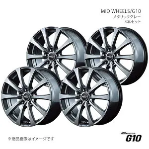 MID WHEELS/G10 アルミホイール4本セット【17×7.0J 5-100 INSET48 MGR】MID WHEELS/G10 L17B77053348010N×4