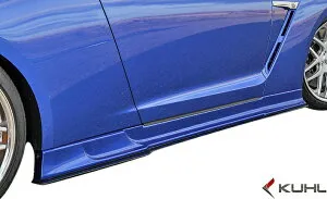 【M's】 日産 R35 GT-R 後期 ( 2017y- ) Kuhl Racing Ver1 KRUISE KR-35RR サイドステップ 左右 ／／ クールレーシング FRP エアロ パーツ エクステリア 外装 カスタム ドレスアップ 改造 GTR G-TR R35エアロ サイ